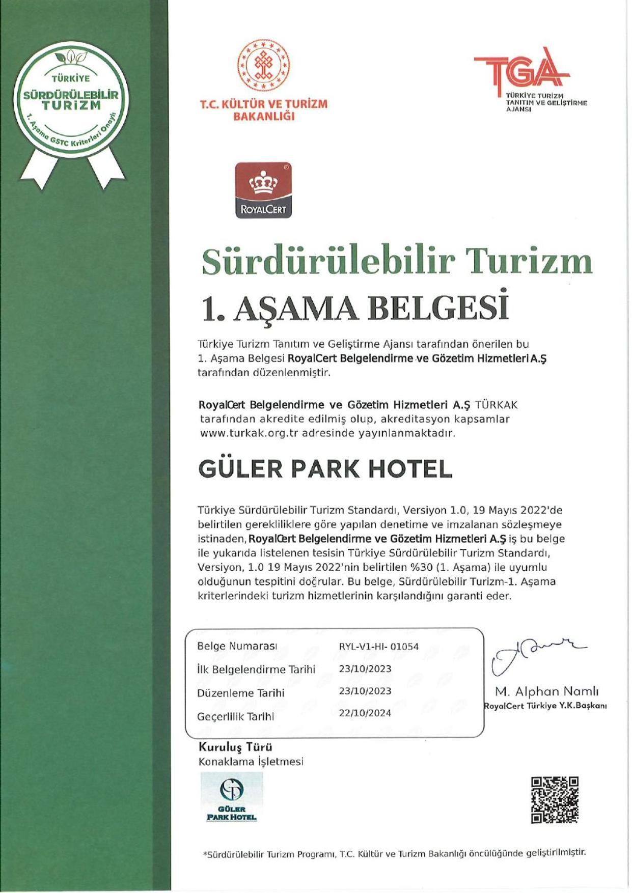 Goeruekle Gueler Park Hotel 외부 사진